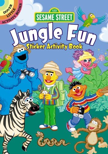 Sesame Street Jungle Fun Sticker Activity Book (Sesame Street Activity Books)