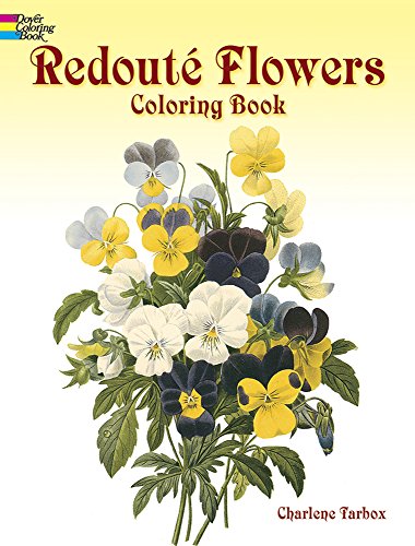 Book Cover Redouté Flowers Coloring Book (Dover Nature Coloring Book)