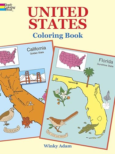 Book Cover United States Coloring Book (Dover History Coloring Book)