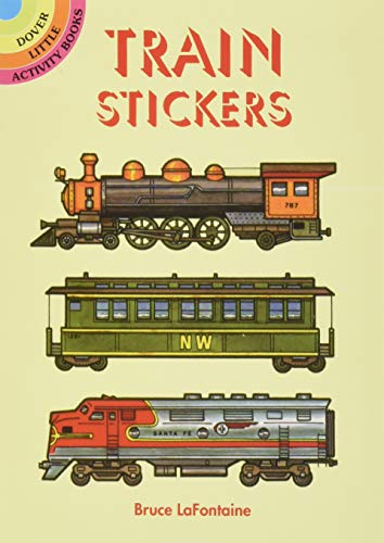 Book Cover Train Stickers (Dover Little Activity Books Stickers)