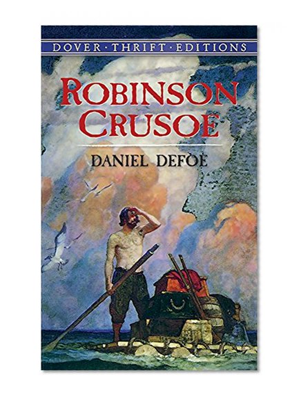 Book Cover Robinson Crusoe (Dover Thrift Editions)