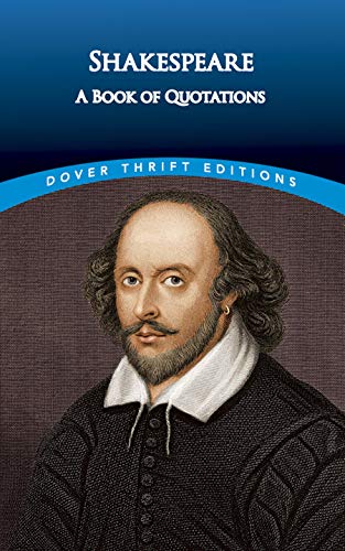 Book Cover Shakespeare: A Book of Quotations (Dover Thrift Editions)