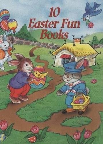 Book Cover 10 Easter Fun Books: Stickers, Stencils, Tattoos and More (Dover Little Activity Books)
