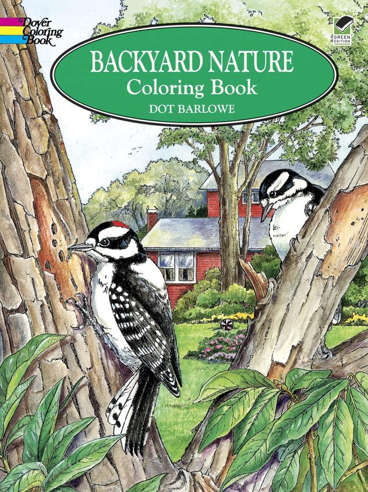 Book Cover Backyard Nature Coloring Book (Dover Nature Coloring Book)