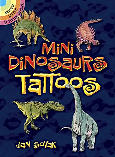Book Cover Mini Dinosaurs Tattoos (Dover Tattoos)