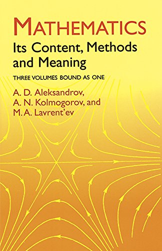 Book Cover Mathematics: Its Content, Methods and Meaning (3 Volumes in One)