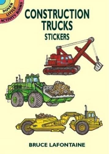 Book Cover Construction Trucks Stickers (Dover Little Activity Books Stickers)