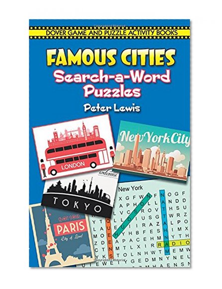 Book Cover Famous Cities Search-a-Word Puzzles (Dover Children's Activity Books)