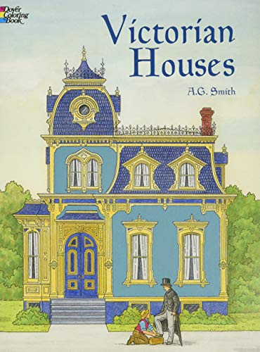 Book Cover Victorian Houses Coloring Book (Dover American History Coloring Books)