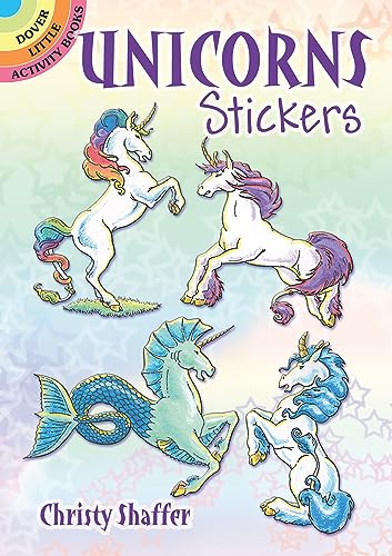 Book Cover Unicorns Stickers (Dover Little Activity Books Stickers)