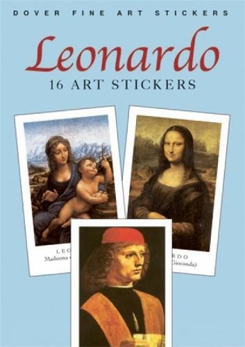 Book Cover Leonardo: 16 Art Stickers (Dover Art Stickers)