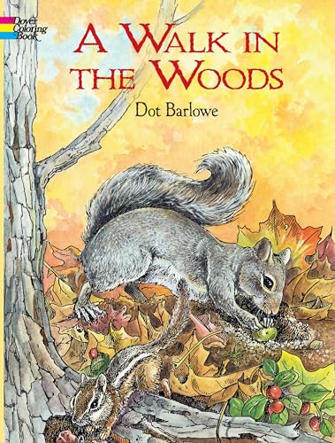 Book Cover A Walk in the Woods (Dover Nature Coloring Book)