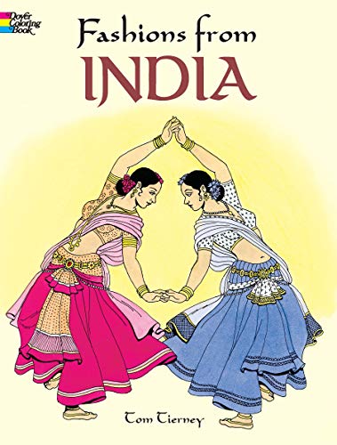 Book Cover Fashions from India (Dover Fashion Coloring Book)