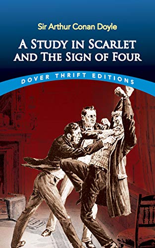 Book Cover A Study in Scarlet and The Sign of Four (Dover Thrift Editions)