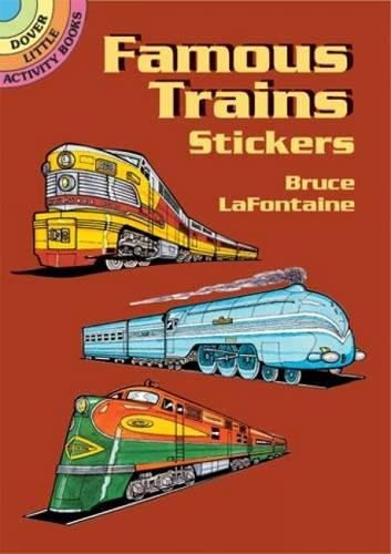Book Cover Famous Trains Stickers (Dover Little Activity Books Stickers)