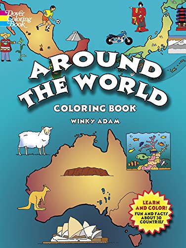 Book Cover Around the World Coloring Book (Dover World History Coloring Books)