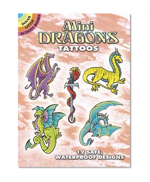 Book Cover Mini Dragons Tattoos (Dover Tattoos)