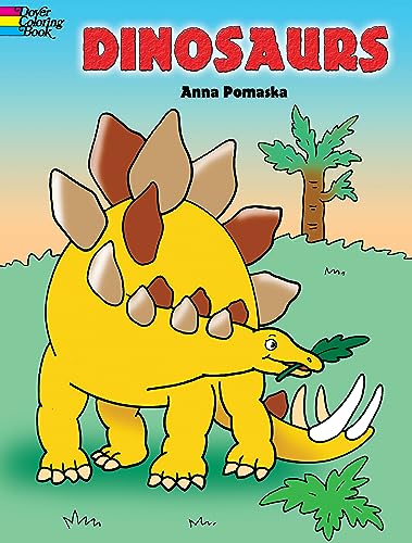 Book Cover Dinosaurs (Dover Coloring Books)