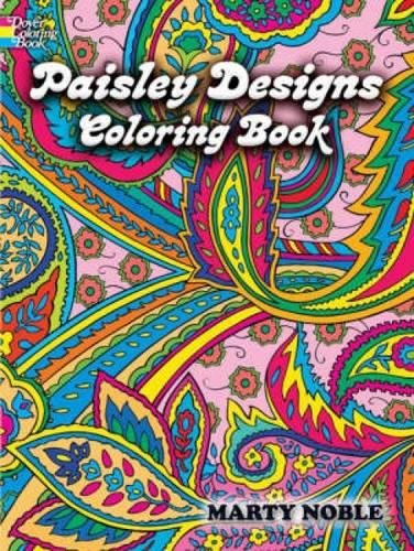 Book Cover Paisley Designs Coloring Book (Dover Design Coloring Books)