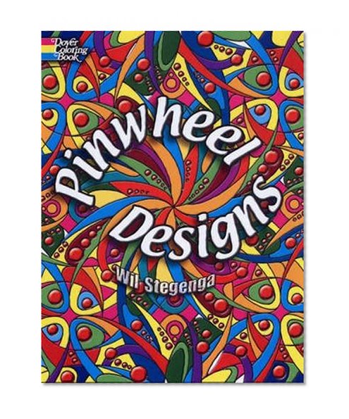Book Cover Pinwheel Designs (Dover Design Coloring Books)