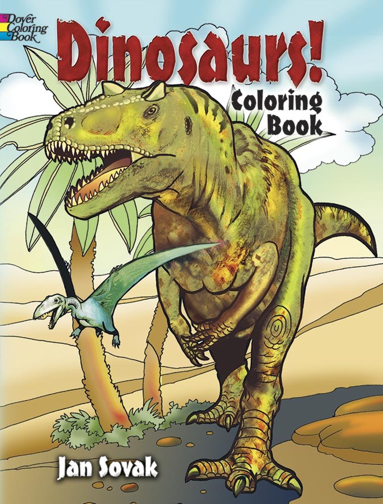 Book Cover Dinosaurs! Coloring Book