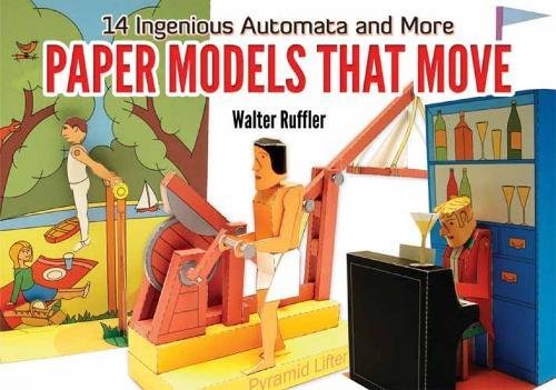 Book Cover Paper Models That Move: 14 Ingenious Automata, and More (Dover Origami Papercraft)