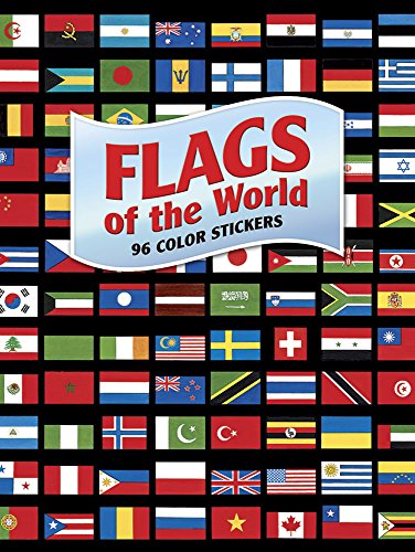 Book Cover Flags of the World: 96 Color Stickers (Dover Stickers)