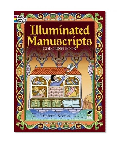 Book Cover Illuminated Manuscripts Coloring Book (Dover Art Coloring Book)