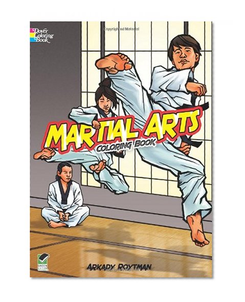 Book Cover Martial Arts Coloring Book (Dover Coloring Books)