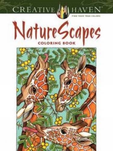 Book Cover Creative Haven NatureScapes Coloring Book (Adult Coloring)