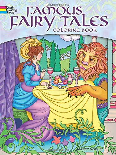 Book Cover Famous Fairy Tales Coloring Book (Dover Coloring Books)