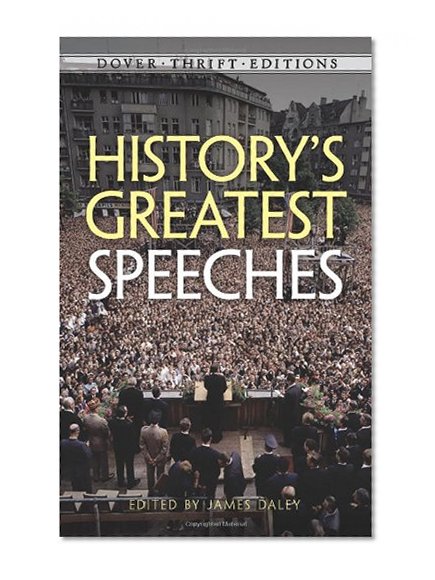 Book Cover History's Greatest Speeches (Dover Thrift Editions)