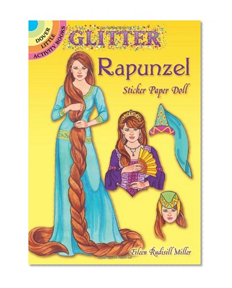 Book Cover Glitter Rapunzel Sticker Paper Doll (Dover Little Activity Books Paper Dolls)