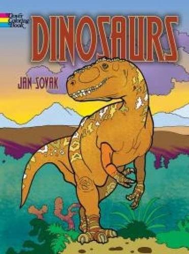 Book Cover Dinosaurs Coloring Book (Dover Coloring Books for Children)