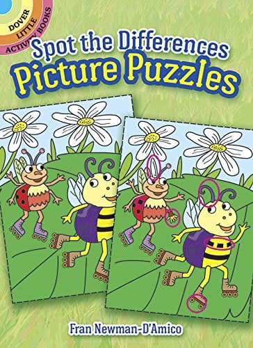 Book Cover Spot the Differences Picture Puzzles (Dover Little Activity Books)