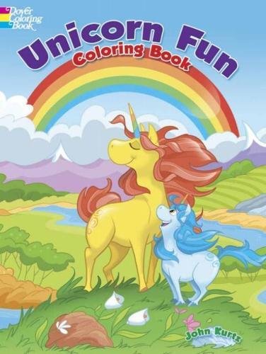 Book Cover Unicorn Fun Coloring Book