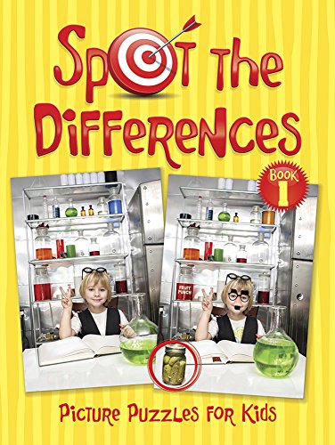 Book Cover Spot the Differences Picture Puzzles for Kids Book 1