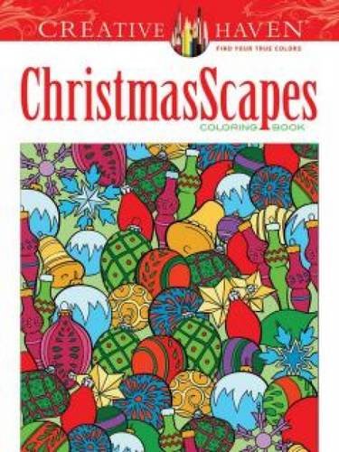 Book Cover Creative Haven ChristmasScapes Coloring Book (Adult Coloring)