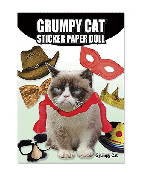 Book Cover Grumpy Cat Sticker Paper Doll
