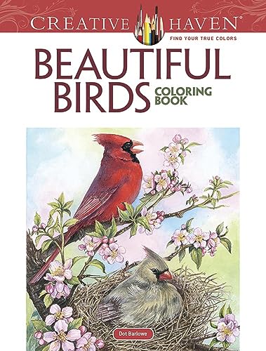 Book Cover Creative Haven Beautiful Birds Coloring Book (Creative Haven Coloring Books)