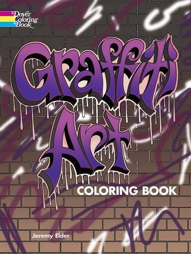 Book Cover Graffiti Art Coloring Book (Dover Coloring Books)