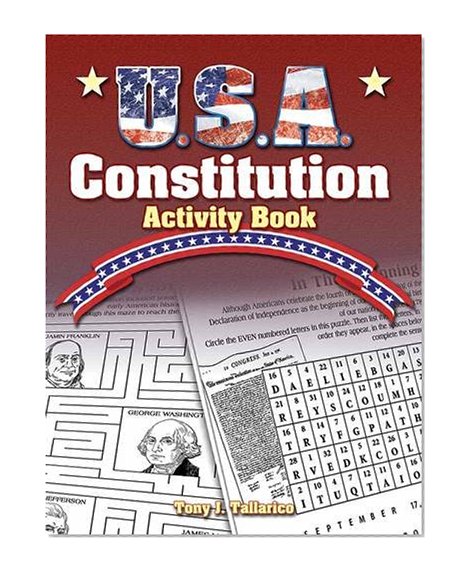 Book Cover U.S.A. Constitution Activity Book (Dover Children's Activity Books)