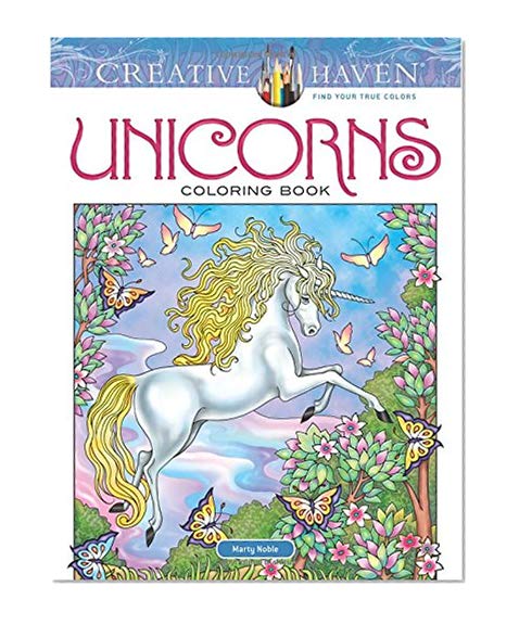 Book Cover Creative Haven Unicorns Coloring Book (Adult Coloring)