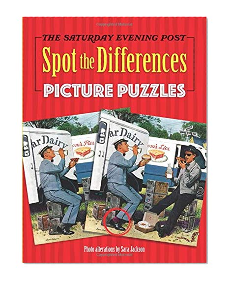 Book Cover The Saturday Evening Post Spot the Differences Picture Puzzles (Dover Children's Activity Books)