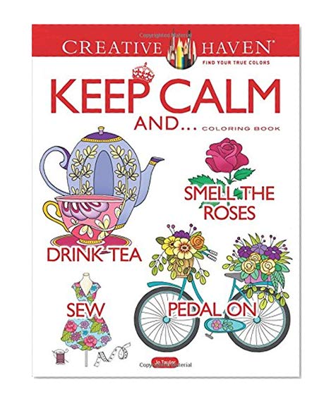 Book Cover Creative Haven Keep Calm And... Coloring Book (Adult Coloring)