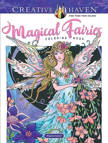 Book Cover Adult Coloring Book Creative Haven Magical Fairies Coloring Book (Creative Haven Coloring Books)