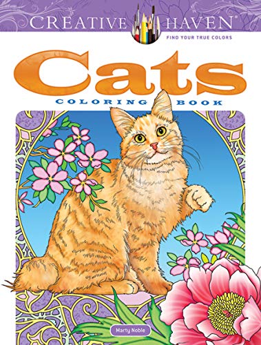 Book Cover Creative Haven Cats Coloring Book (Adult Coloring)