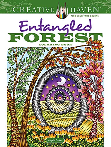 Book Cover Creative Haven Entangled Forest Coloring Book (Adult Coloring)
