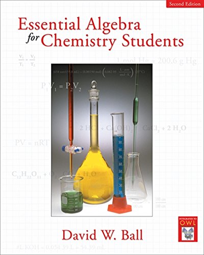 Book Cover Essential Algebra for Chemistry Students, 2nd Edition