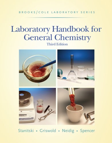 Book Cover Laboratory Handbook for General Chemistry (with Student Resource Center Printed Access Card) (Brooks / Cole Laboratory Series)
